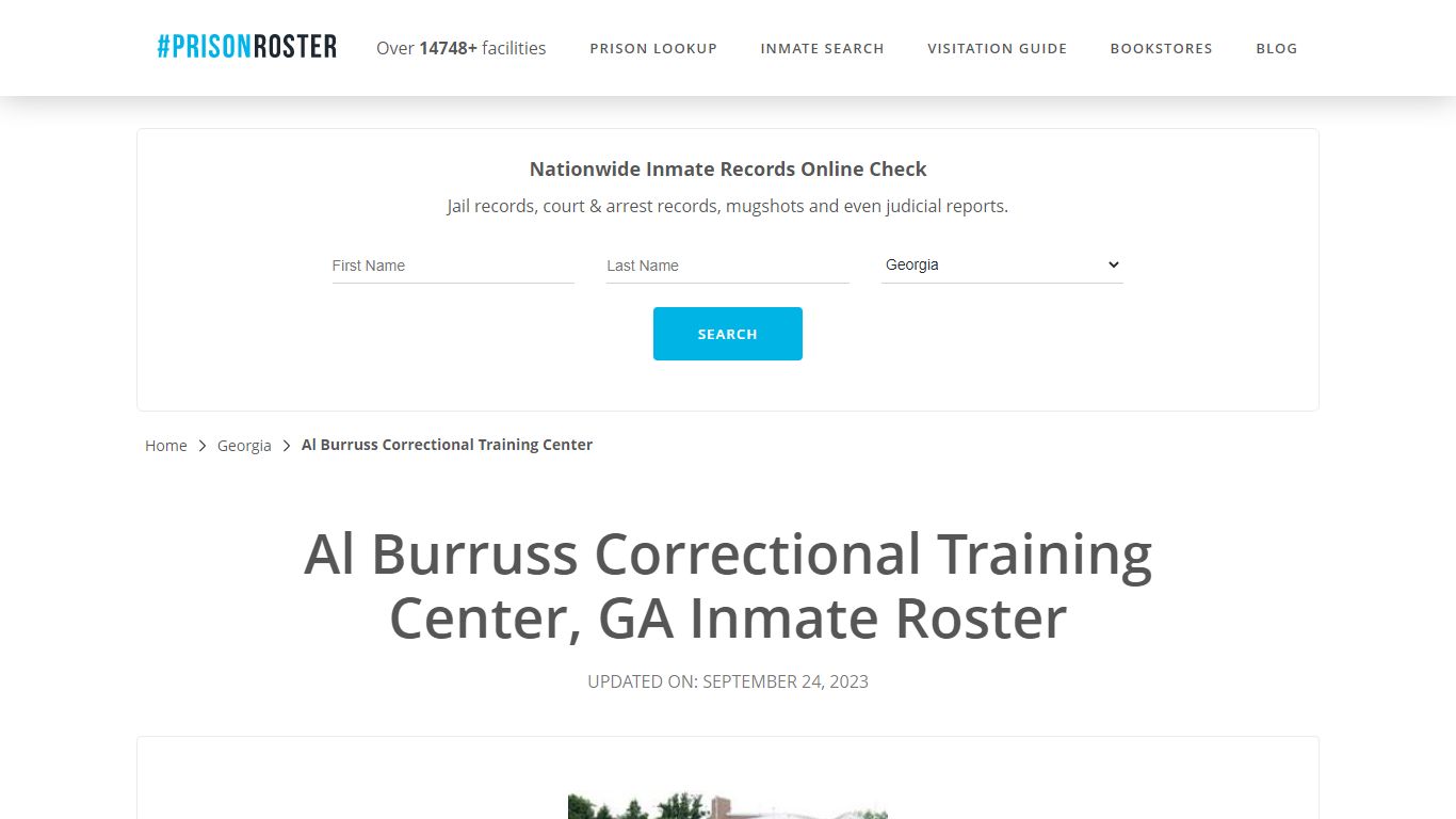 Al Burruss Correctional Training Center, GA Inmate Roster - Prisonroster